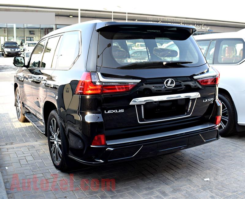 LEXUS LX570 SPORT, V8-5.7- 2018- BLACK- BRAND NEW, 0 KM- GCC