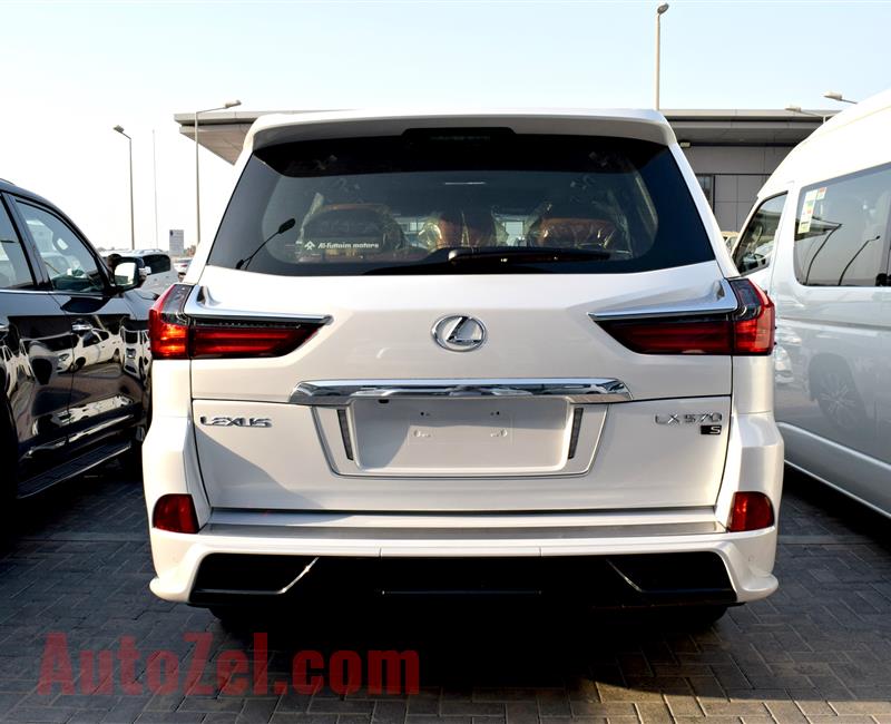 LEXUS LX570 SPORT, V8-5.7- 2018- WHITE- BRAND NEW, 0 KM- GCC