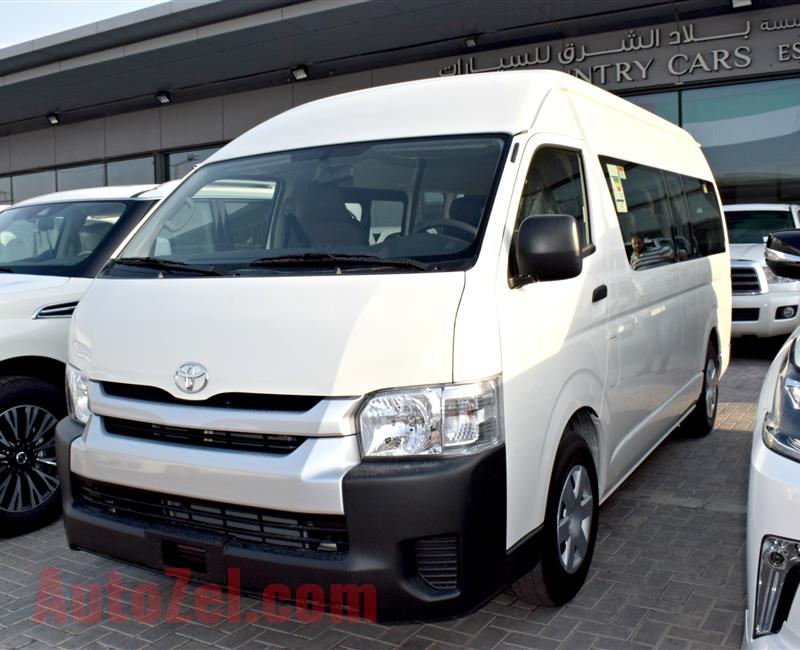 TOYOTA HIACE, V6- 2018- WHITE- BRAND NEW, 0 KM- GCC