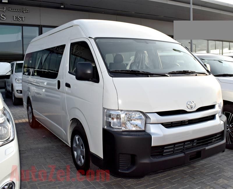 TOYOTA HIACE, V6- 2018- WHITE- BRAND NEW, 0 KM- GCC