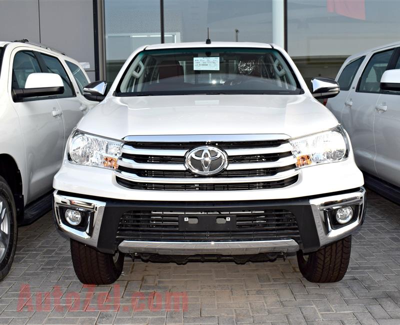 TOYOTA HILUX SR5, GL.X, V6- 2019- WHITE- BRAND NEW, 0 KM- GCC