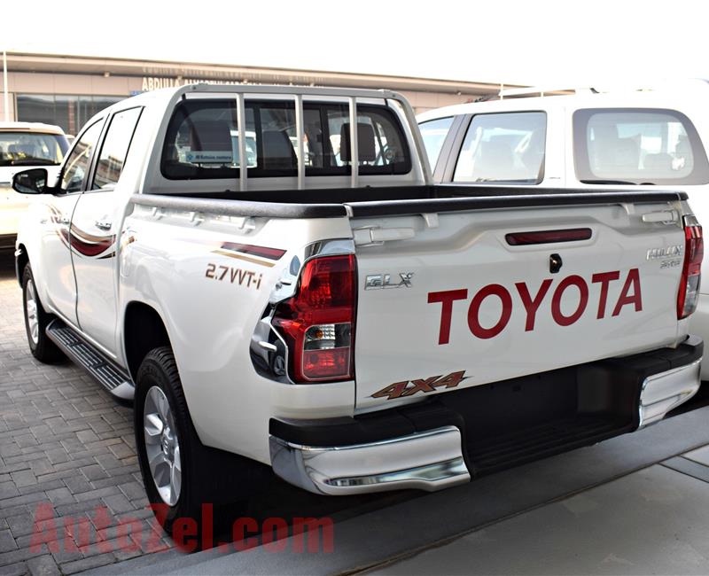 TOYOTA HILUX SR5, GL.X, V6- 2019- WHITE- BRAND NEW, 0 KM- GCC