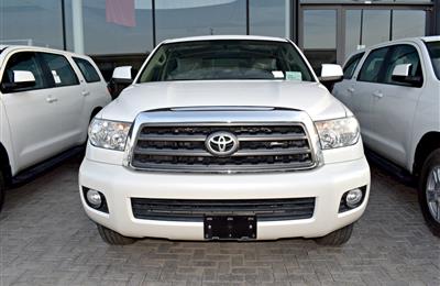 TOYOTA SEQUOIA, V8-5.7- WHITE- 2016- BRAND NEW, 0 KM- GCC