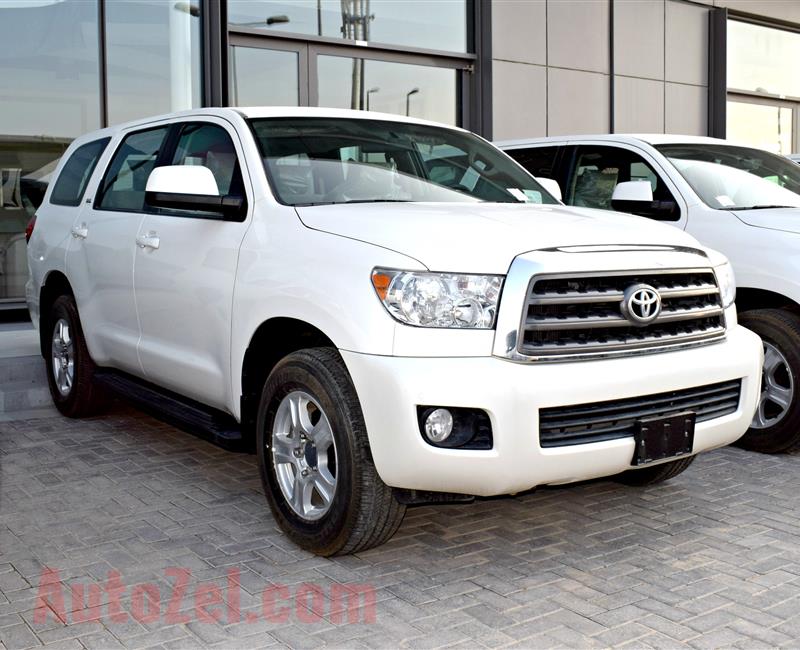 TOYOTA SEQUOIA, V8-5.7- WHITE- 2016- BRAND NEW, 0 KM- GCC