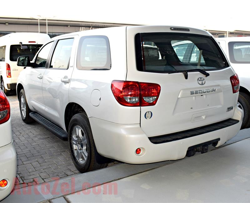 TOYOTA SEQUOIA, V8-5.7- WHITE- 2016- BRAND NEW, 0 KM- GCC