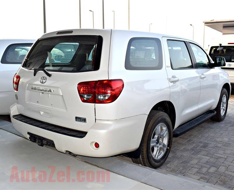 TOYOTA SEQUOIA, V8-5.7- WHITE- 2016- BRAND NEW, 0 KM- GCC