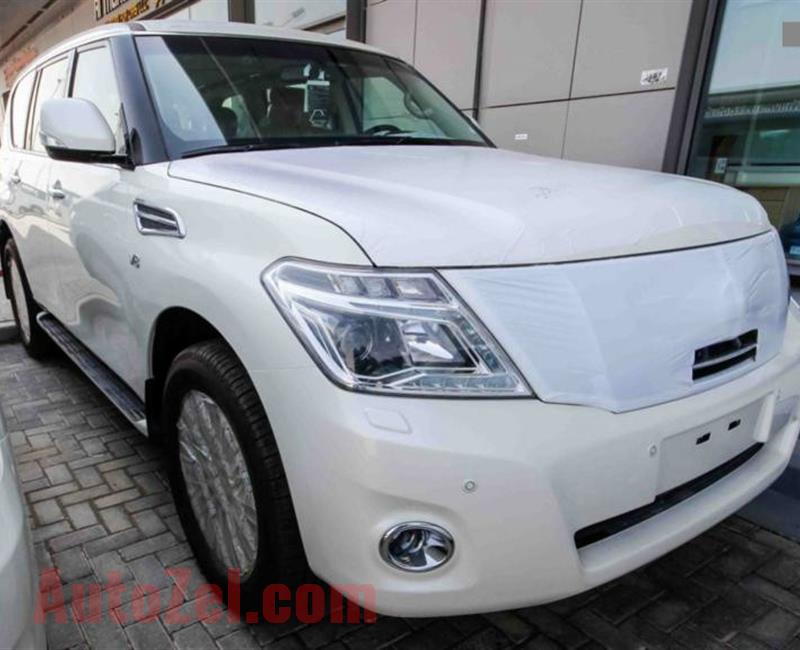 NISSAN PATROL TITANIUM LE, V8- 2018- WHITE- BRAND NEW, 0 KM- GCC