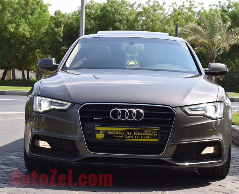 AUDI A5 QUATTRO S LINE.3.0L 6 CYLINDER.SUPERCHARGED 2014 MODEL 