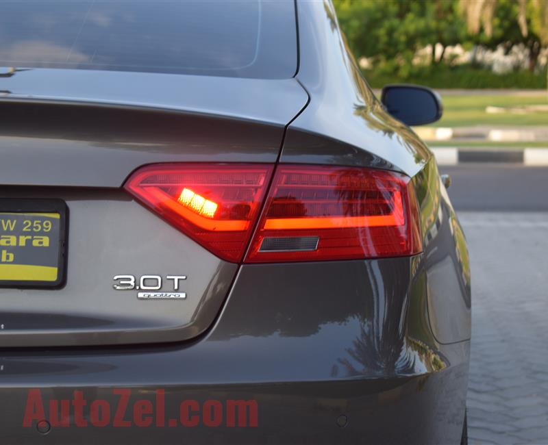 AUDI A5 QUATTRO S LINE.3.0L 6 CYLINDER.SUPERCHARGED 2014 MODEL 