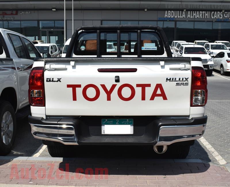 TOYOTA HILUX GLX- DOUBLE CABIN- 2017- WHITE- 27 000 KM- GCC