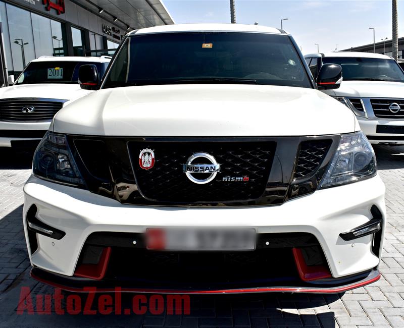 NISSAN PATROL NISMO, V8- 2017- WHITE- 120 000 KM- GCC