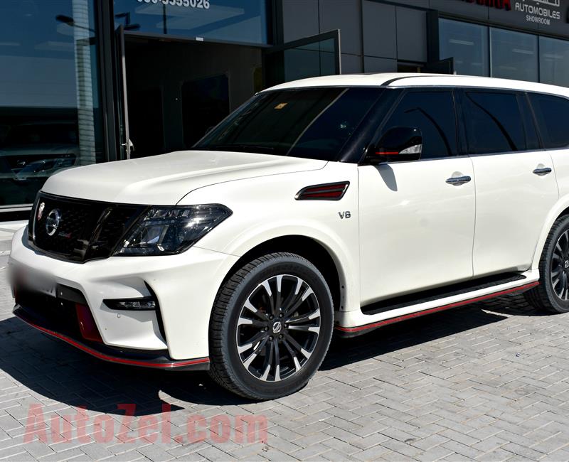 NISSAN PATROL NISMO, V8- 2017- WHITE- 120 000 KM- GCC