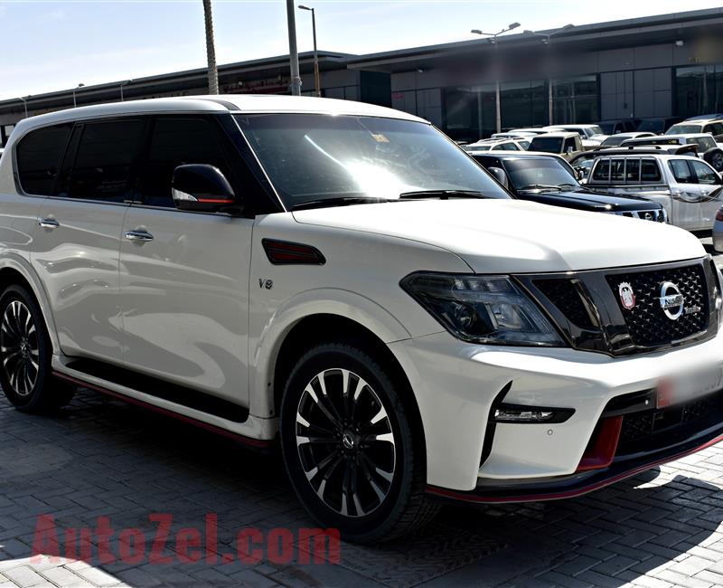 NISSAN PATROL NISMO, V8- 2017- WHITE- 120 000 KM- GCC