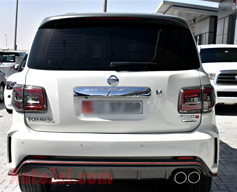 NISSAN PATROL NISMO, V8- 2017- WHITE- 120 000 KM- GCC