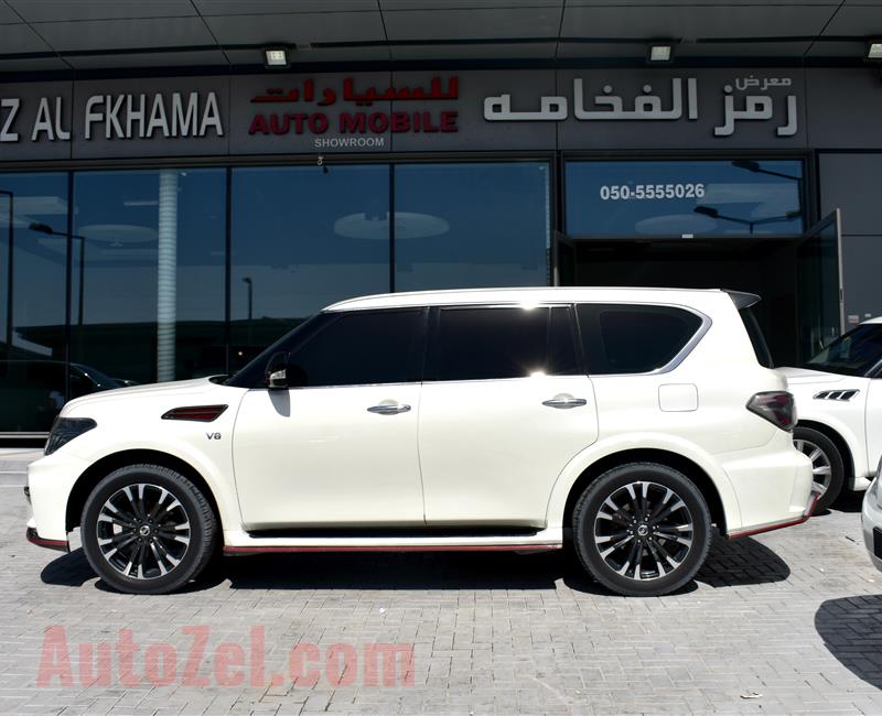 NISSAN PATROL NISMO, V8- 2017- WHITE- 120 000 KM- GCC