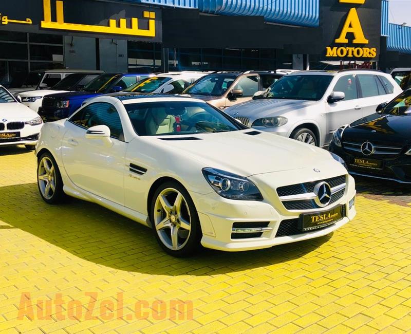 Mercedes-Benz SLK 250 2013 ///AMG GCC! ONE YEAR WARRANTY UNLIMITED KM! ///F/S/H! [ONLY 1,115 DHS MONTHLY!]