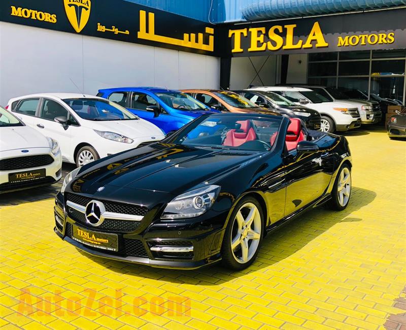 Mercedes-Benz SLK 350 2013 ///AMG V6 GCC! ONE YEAR WARRANTY UNLIMITED KM F/S/H! [ONLY 1,394 DHS MONTHLY]