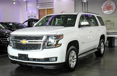 CHEVROLET TAHOE- 2015- WHITE- 60 700 KM- GCC