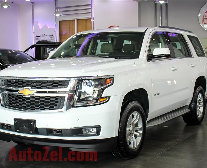 CHEVROLET TAHOE- 2015- WHITE- 60 700 KM- GCC