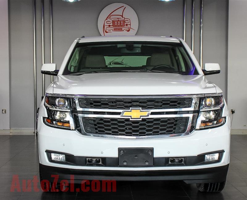 CHEVROLET TAHOE- 2015- WHITE- 60 700 KM- GCC