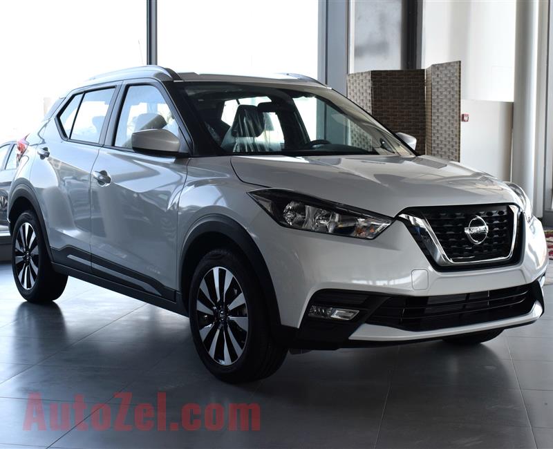 BRAND NEW NISSAN KICKS- 2019- WHITE- GCC- 3YRS WARRANTY 'TILL 100 000 KM