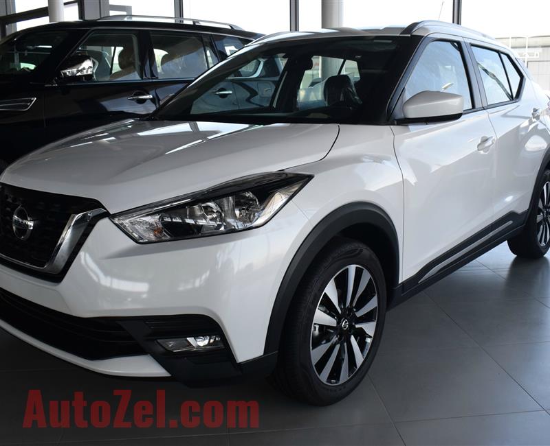 BRAND NEW NISSAN KICKS- 2019- WHITE- GCC- 3YRS WARRANTY 'TILL 100 000 KM