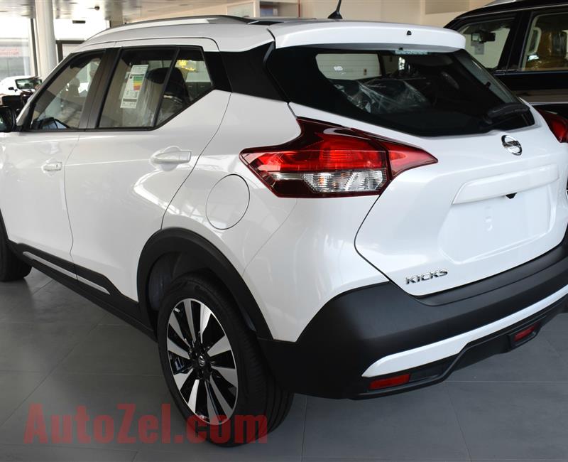 BRAND NEW NISSAN KICKS- 2019- WHITE- GCC- 3YRS WARRANTY 'TILL 100 000 KM