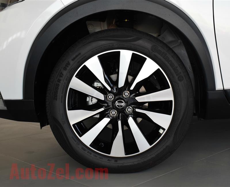 BRAND NEW NISSAN KICKS- 2019- WHITE- GCC- 3YRS WARRANTY 'TILL 100 000 KM