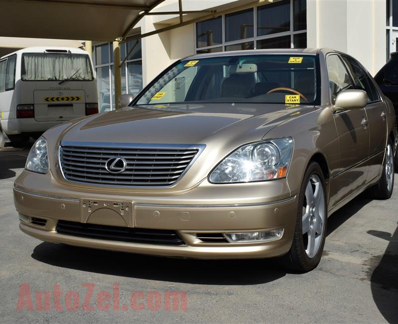 LEXUS LS430- 2004- GOLD- 107 000 KM- AMERICAN SPECS