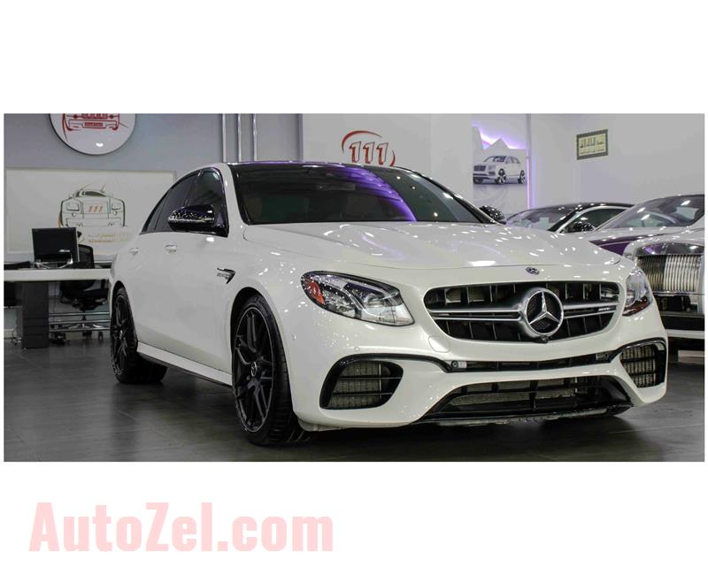 MERCEDES-BENZ E63 AMG S 4MATIC- 2018- WHITE- 33 900 KM