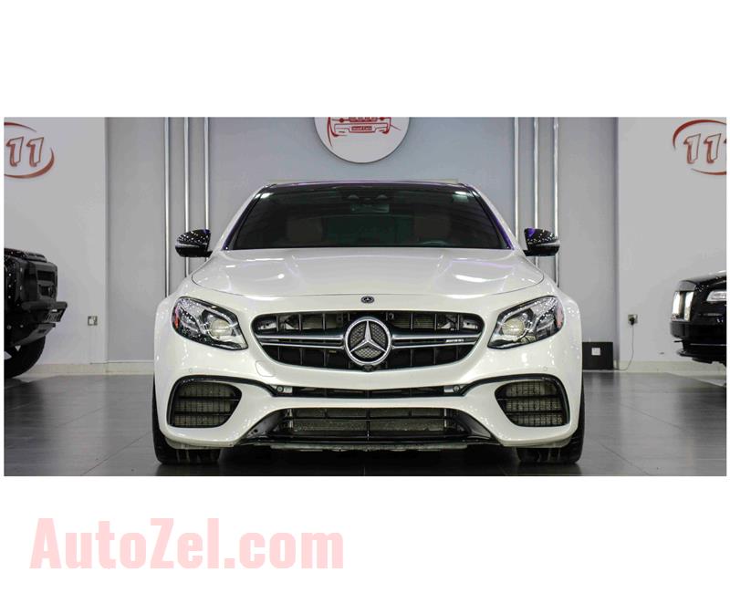 MERCEDES-BENZ E63 AMG S 4MATIC- 2018- WHITE- 33 900 KM