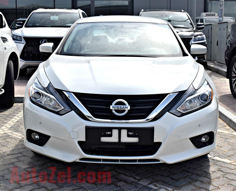 NISSAN ALTIMA 2.5 SV, V4- 2018- WHITE- BRAND NEW, 0 KM- GCC