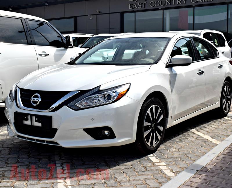 NISSAN ALTIMA 2.5 SV, V4- 2018- WHITE- BRAND NEW, 0 KM- GCC