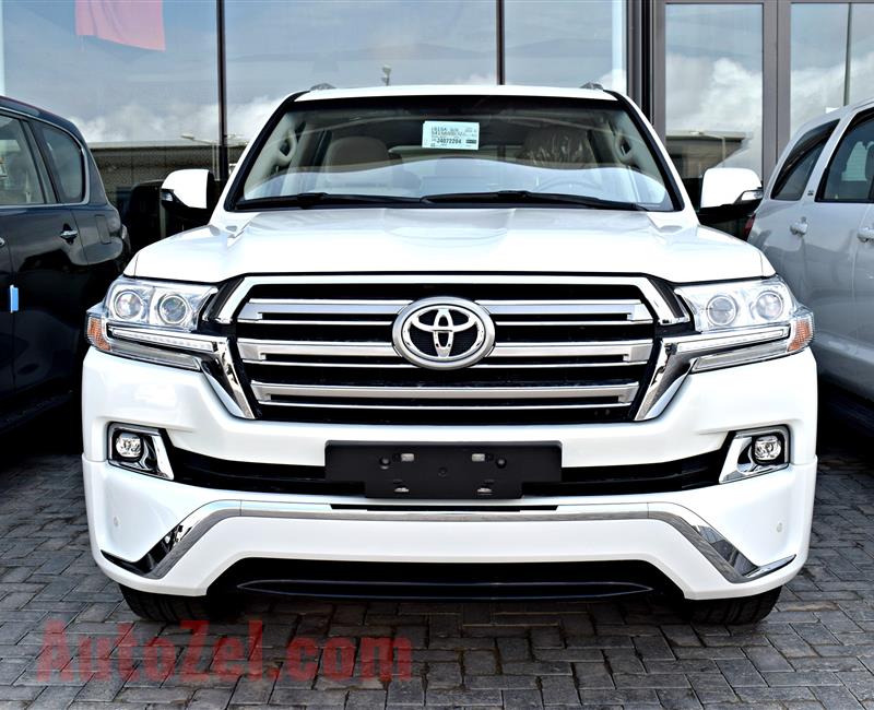 TOYOTA LAND CRUISER VXR 5.7, PLATINUM, V8- 2018- WHITE- BRAND NEW, 0 KM- GCC