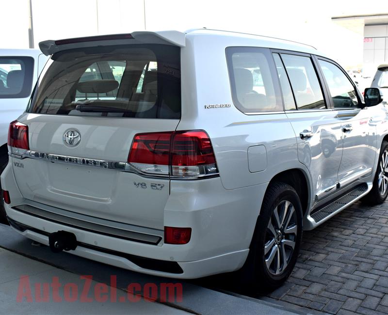 TOYOTA LAND CRUISER VXR 5.7, PLATINUM, V8- 2018- WHITE- BRAND NEW, 0 KM- GCC