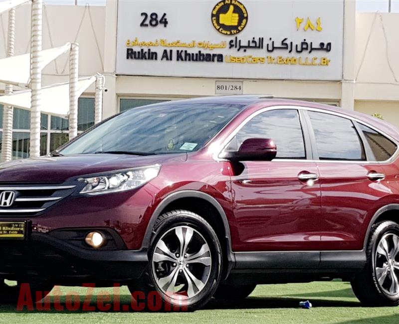 LOW MILEAGE 2500KM..ALMOST BRAND NEW CAR.UNDER WARRANTY.Honda CRV Full.FULL SERVICE HISTORY GCC