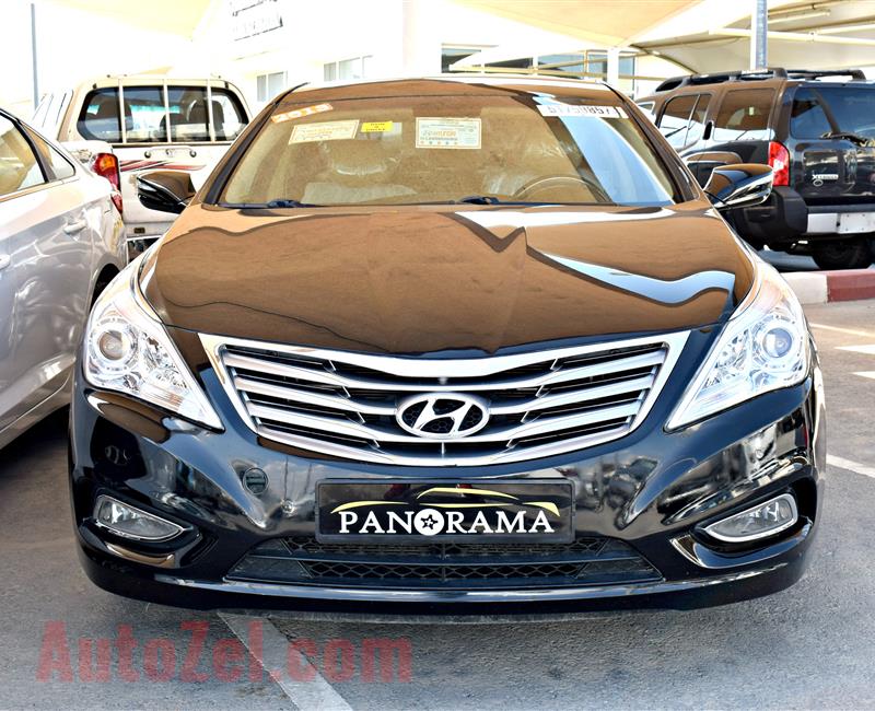 HYUNDAI AZERA, V6- 2013- BLACK- 71 000 MILEAGE- AMERICAN SPECS