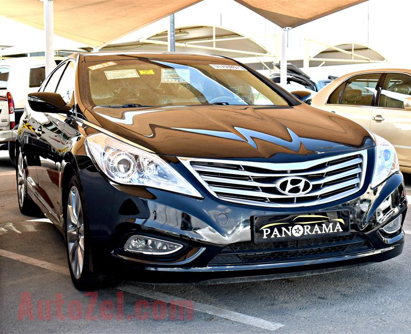 HYUNDAI AZERA, V6- 2013- BLACK- 71 000 MILEAGE- AMERICAN SPECS