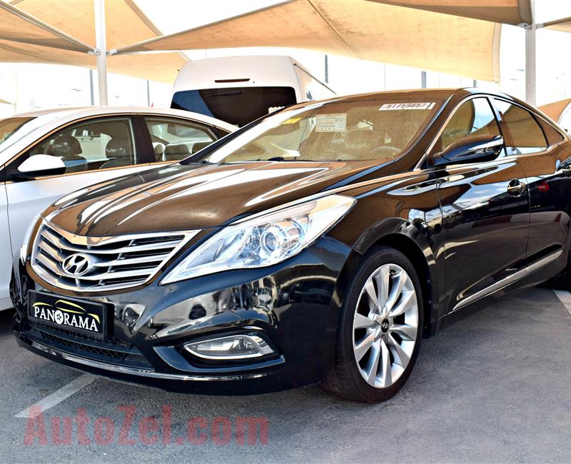 HYUNDAI AZERA, V6- 2013- BLACK- 71 000 MILEAGE- AMERICAN SPECS