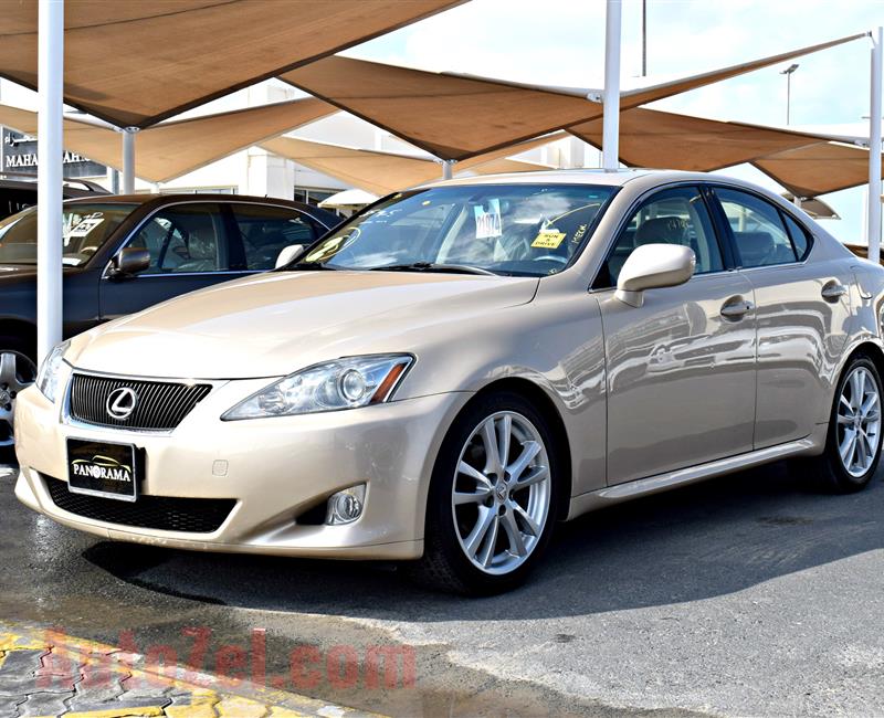 LEXUS IS250, V6- 2007- GOLD- 140 000 KM- AMERICAN SPECS