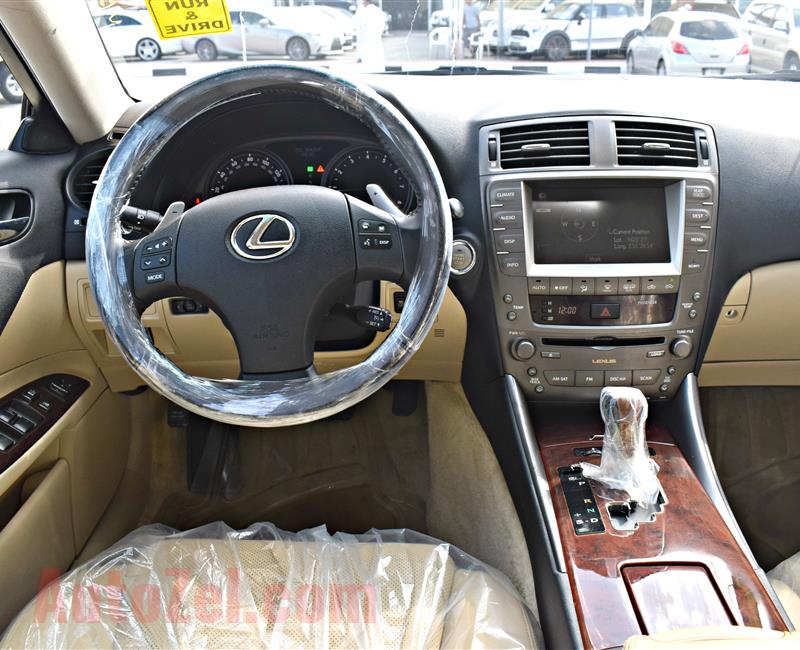 LEXUS IS250, V6- 2007- GOLD- 140 000 KM- AMERICAN SPECS