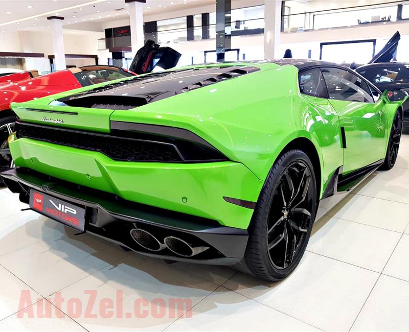 LAMBORGHINI HURACAN LP 610-4, V10- 2015- GREEN- 47 000 KM- GCC