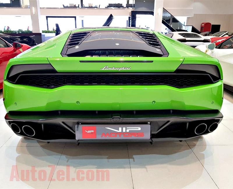 LAMBORGHINI HURACAN LP 610-4, V10- 2015- GREEN- 47 000 KM- GCC