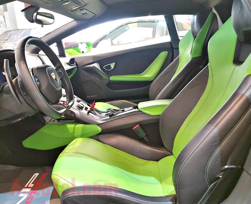 LAMBORGHINI HURACAN LP 610-4, V10- 2015- GREEN- 47 000 KM- GCC