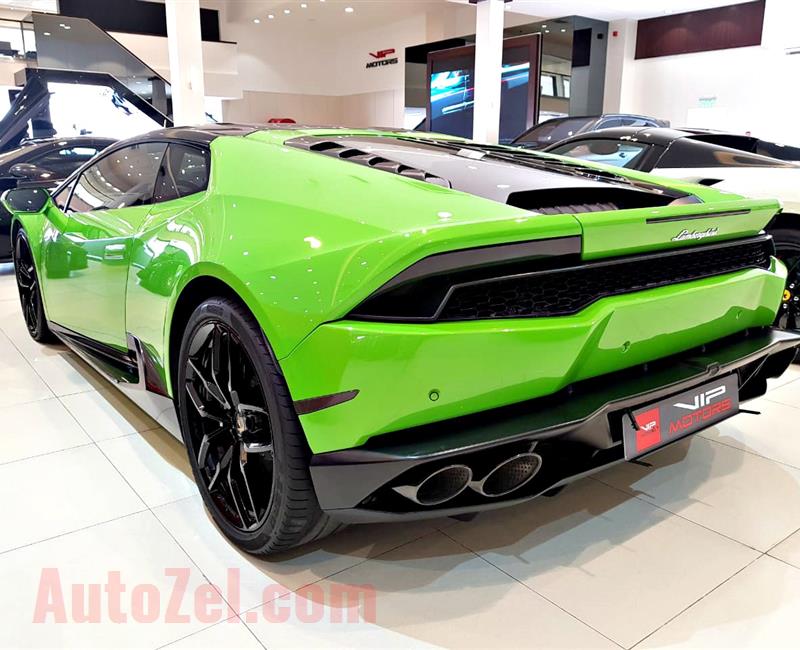 LAMBORGHINI HURACAN LP 610-4, V10- 2015- GREEN- 47 000 KM- GCC