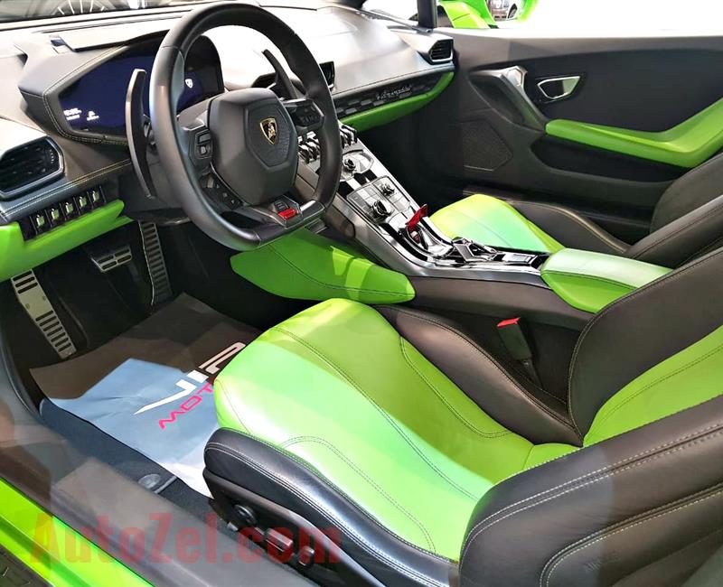 LAMBORGHINI HURACAN LP 610-4, V10- 2015- GREEN- 47 000 KM- GCC