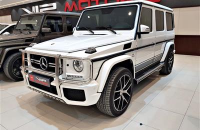 MERCEDES G63 AMG EDITION, V8- 2016- WHITE- 45 000 KM- GCC