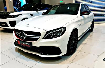 MERCEDES C63 S AMG, EDITION 1, V8- 2015- WHITE- 100 KM-...