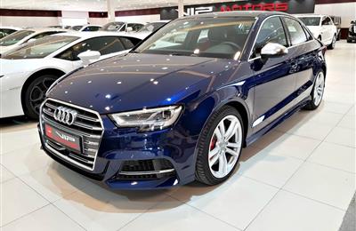 AUDI S3, V4- 2018- BLUE- 700 KM- GCC