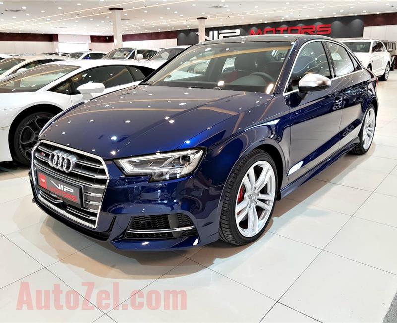 AUDI S3, V4- 2018- BLUE- 700 KM- GCC